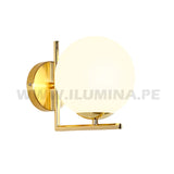 LÁMPARA DE PARED INTERIOR LUX GOLD LED