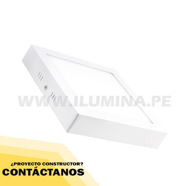 PANEL LED CUADRADO 24W ADOSABLE SIMPLE LUZ CÁLIDA 3000K