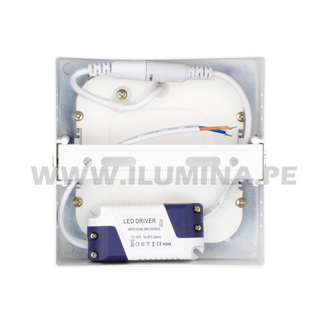 PANEL LED CUADRADO 24W ADOSABLE SIMPLE LUZ CÁLIDA 3000K