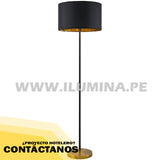 LÁMPARA DE PIE LINEAL BLACK ALMA - SIN FOCO