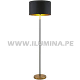 LÁMPARA DE PIE LINEAL BLACK ALMA - SIN FOCO