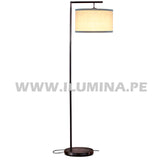 LÁMPARA DE PIE ARCO BLACK ANGUSTIAS - SIN FOCO