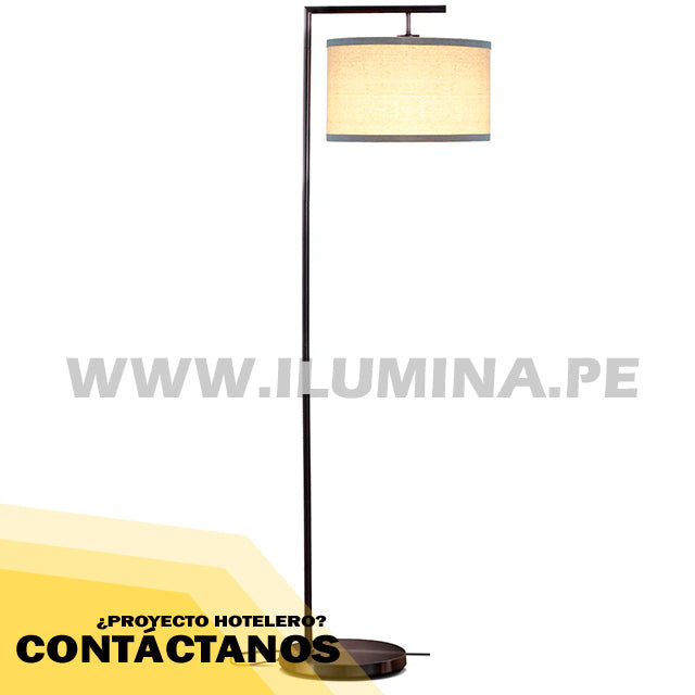 LÁMPARA DE PIE ARCO BLACK ANGUSTIAS - SIN FOCO