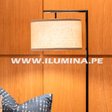 LÁMPARA DE PIE ARCO BLACK ANGUSTIAS - SIN FOCO