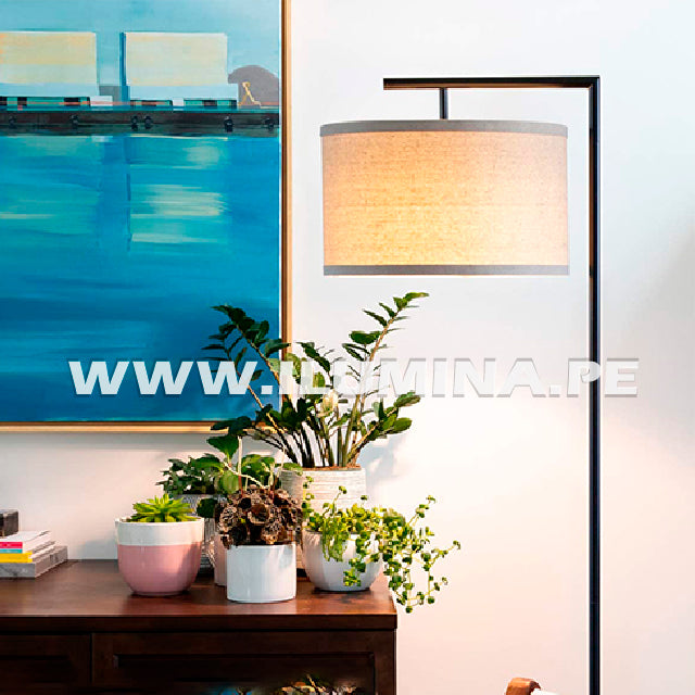 LÁMPARA DE PIE ARCO BLACK ANGUSTIAS - SIN FOCO