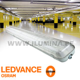 LUMINARIA HERMÉTICA TIPO INDIKO LED 1.20M OSRAM 02LUCES LUZ CÁLIDA