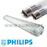 LUMINARIA HERMÉTICA TIPO INDIKO LED 1.20M PHILIPS 02LUCES