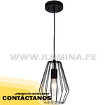 LÁMPARA COLGANTE TIPO JAULA AMARANTA