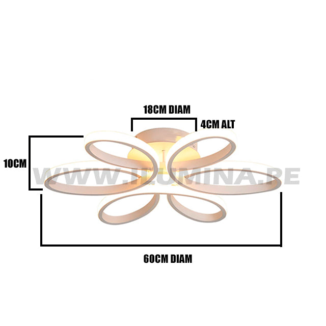LÁMPARA DE TECHO LED FLORIDA + CONTROL REMOTO 40W