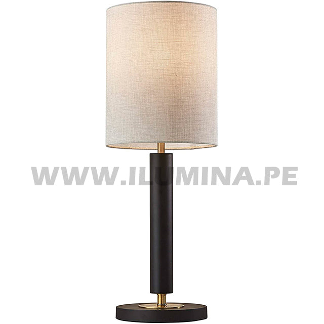 LÁMPARA DE MESA DE MADERA LUCÍA