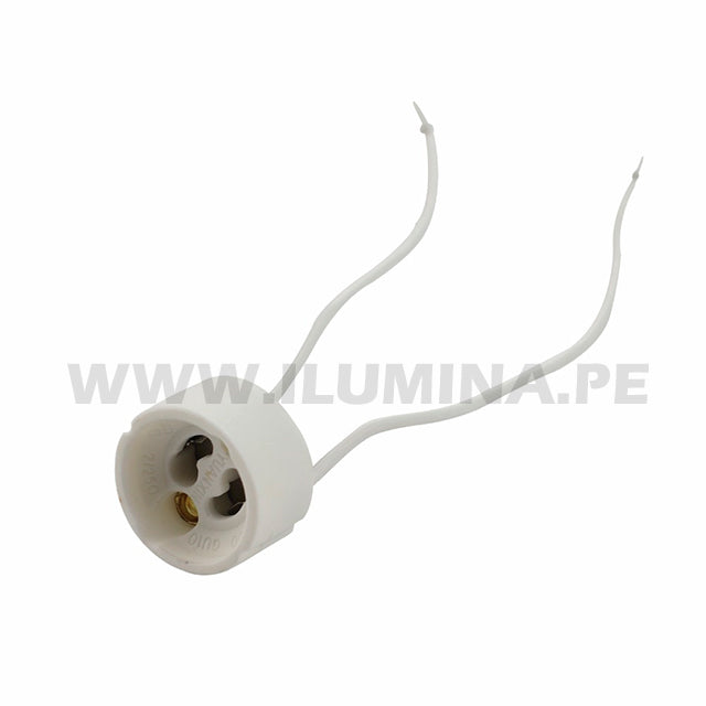 SOCKET CERÁMICO GU10 BLANCO