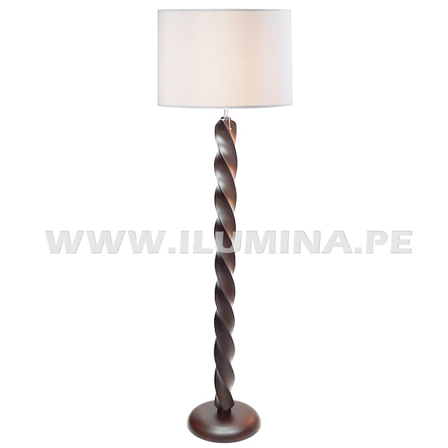 LÁMPARA DE PIE DE MADERA MARISSA