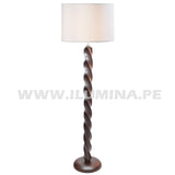 LÁMPARA DE PIE DE MADERA MARISSA