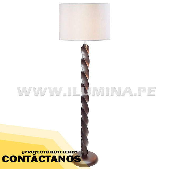 LÁMPARA DE PIE DE MADERA MARISSA