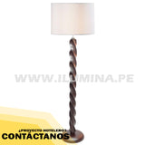 LÁMPARA DE PIE DE MADERA MARISSA