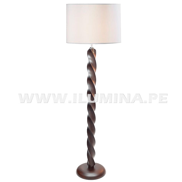 LÁMPARA DE PIE DE MADERA MARISSA