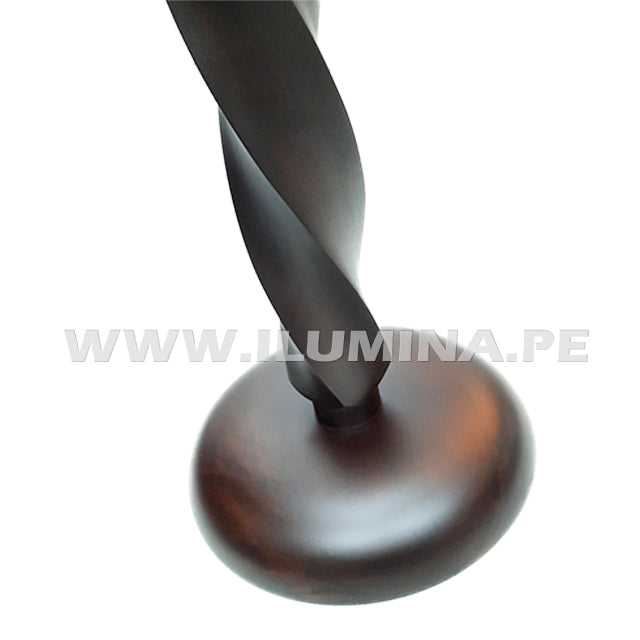 LÁMPARA DE PIE DE MADERA MARISSA