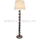 LÁMPARA DE PIE DE MADERA MARISSA