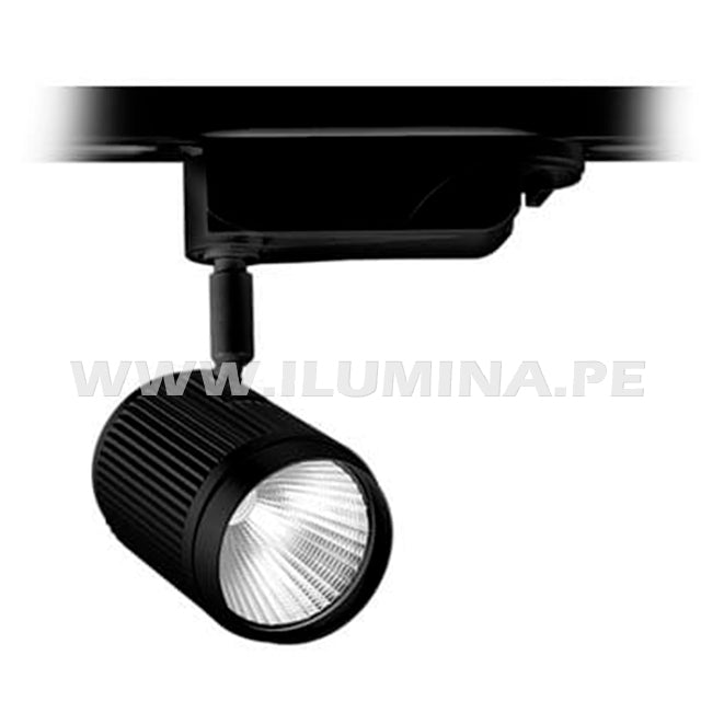 SPOT DE RIEL BLACK LED