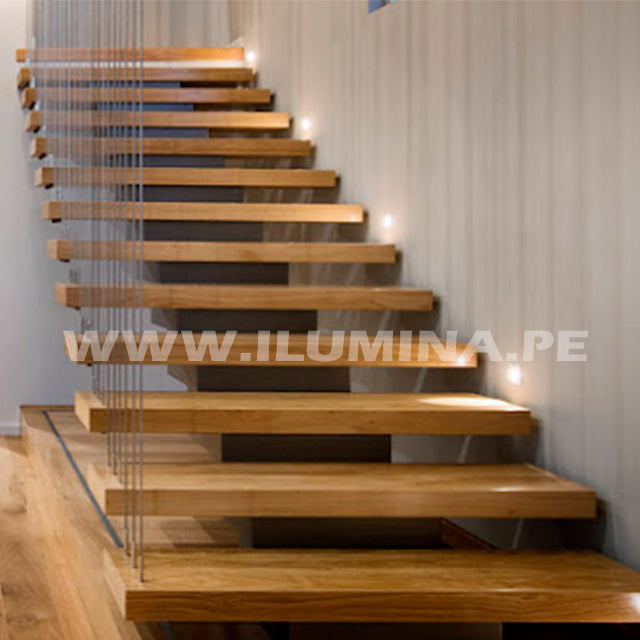 SPOT EMPOTRABLE DE ESCALERA 3W LUCIANA LED LUZ BLANCA