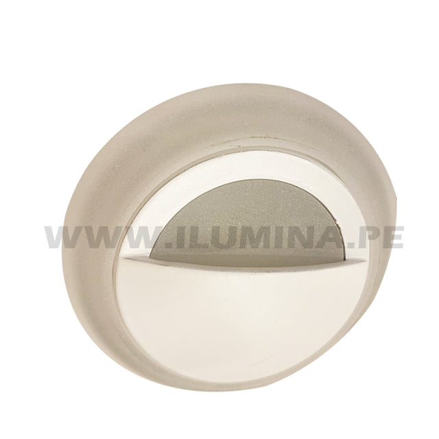 SPOT EMPOTRABLE DE PISO 3W LUCIANA LED LUZ CÁLIDA 3000K