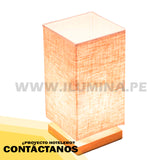 LÁMPARA DE MESA DE MADERA LAURA