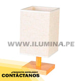 LÁMPARA DE MESA DE MADERA LEILA