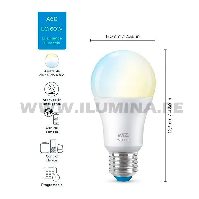 FOCO LED SMART 9W INTELIGENTE WIZ