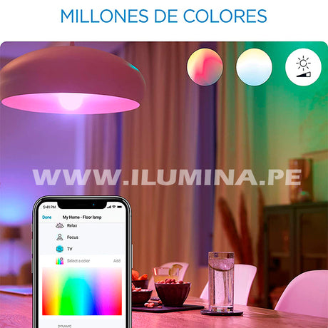 FOCO LED RGB SMART 9W INTELIGENTE WIZ